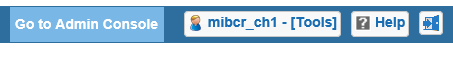 Go to admin console