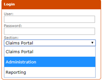 Login to Administration console
